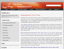 Tablet Screenshot of nakladatelstviprchal.cz